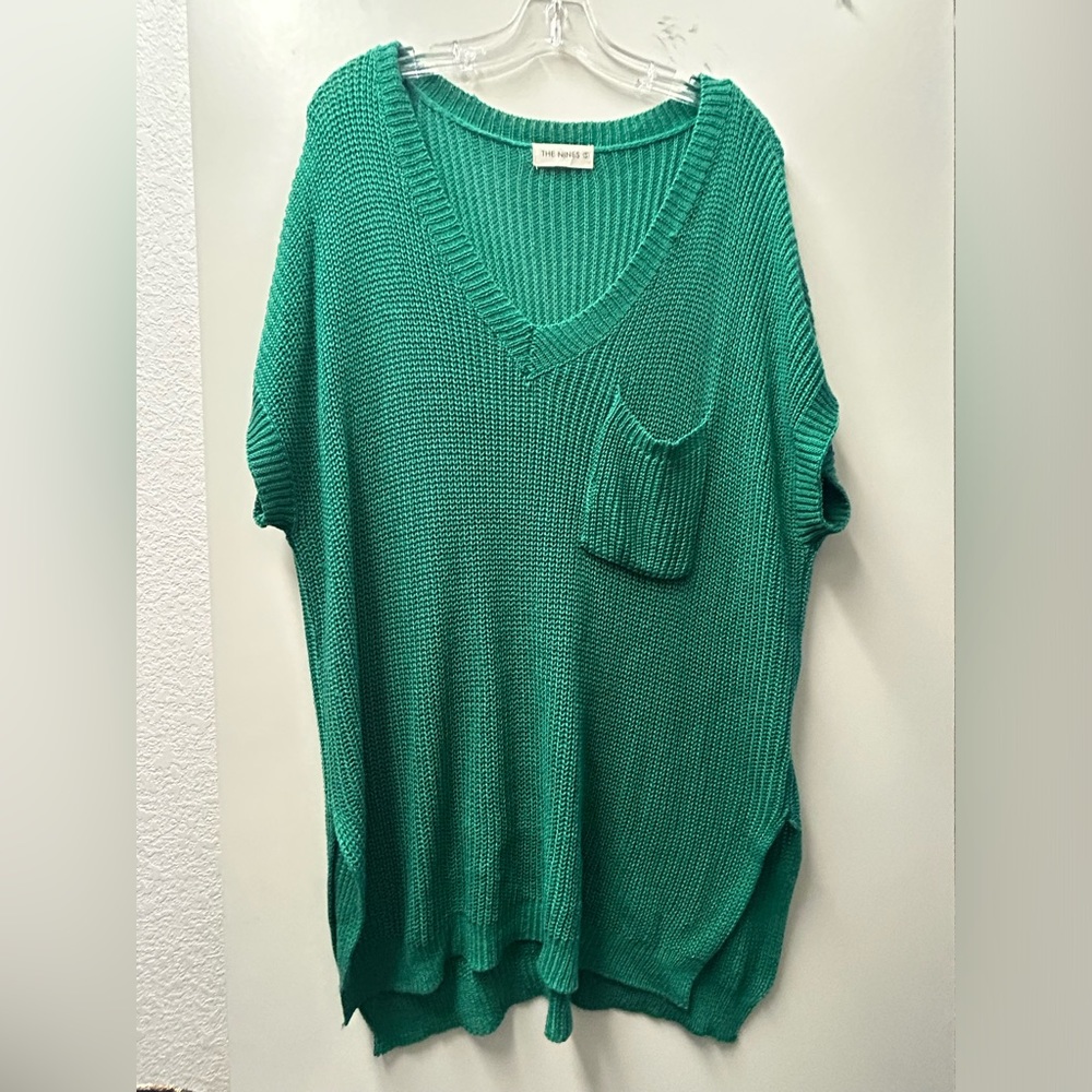 Green light sweater top